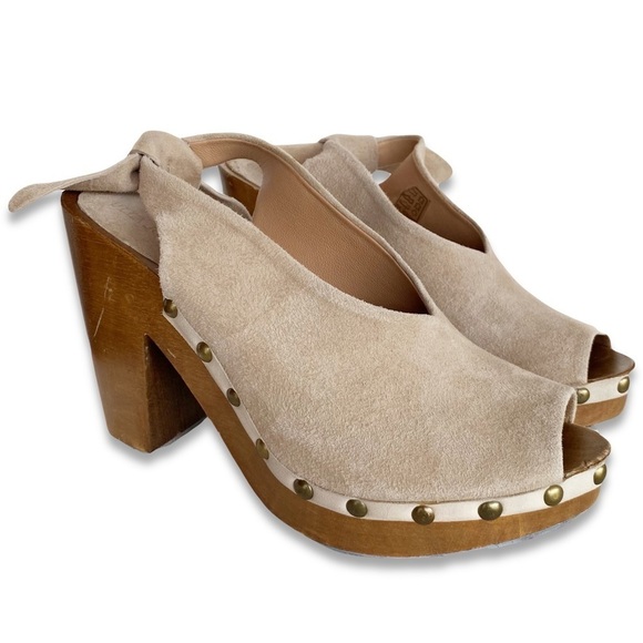 ULLA JOHNSON suede slingback heeled sandals Womens size 39 - Picture 10 of 10